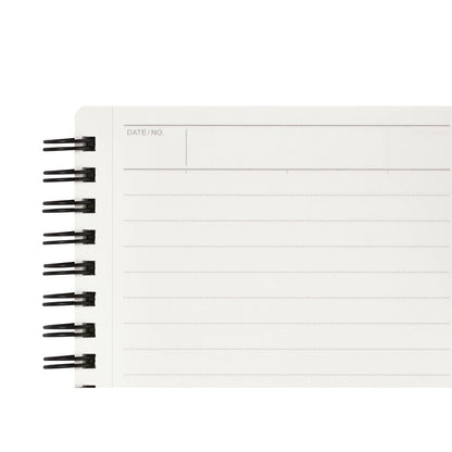 Maruman A6 Ring Notebook with 7mm Ruled Pages Black