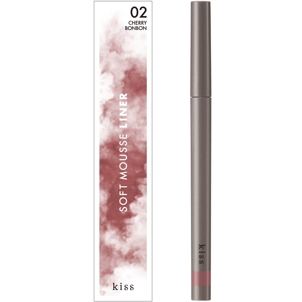 KiSS Soft Mousse Liner Cherry Bonbon 0.35g Red Brown Eyeliner