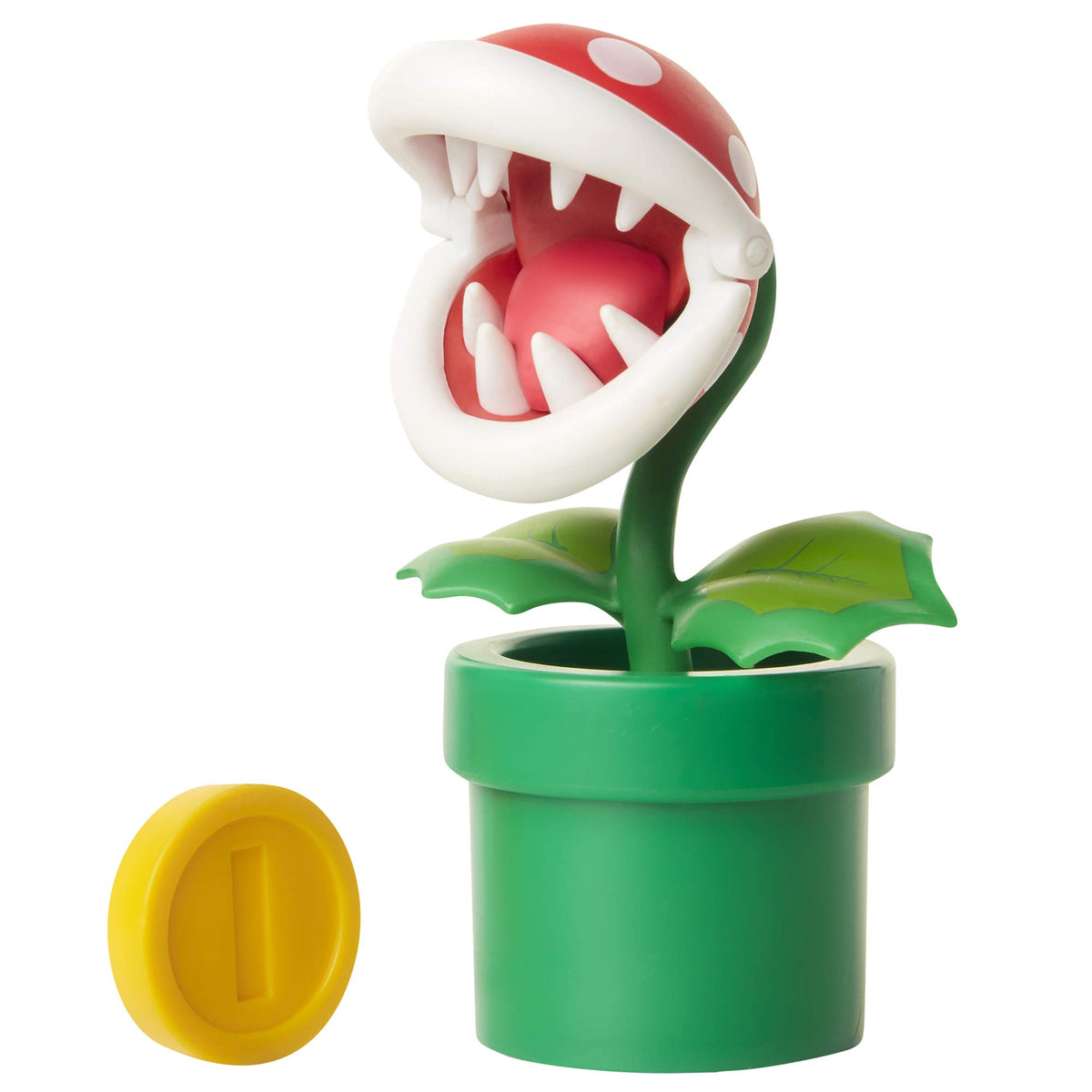 Sanei Super Mario Figure Collection Plus Piranha Plant with Coin