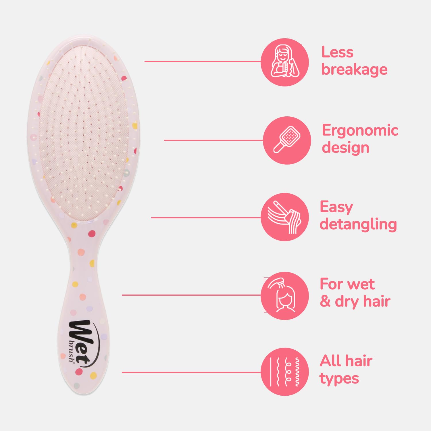 Wet Brush Original Detangler Disney Hello Minnie