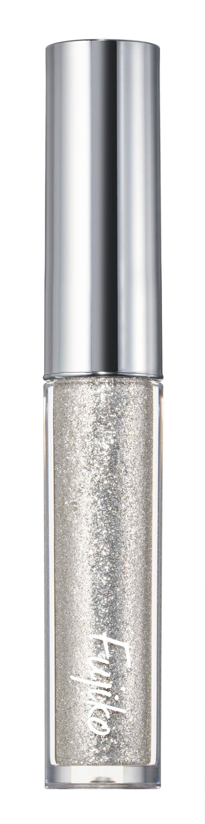 Fujiko Glitter Eye Shadow Real Silver Liner Long Lasting 6ml