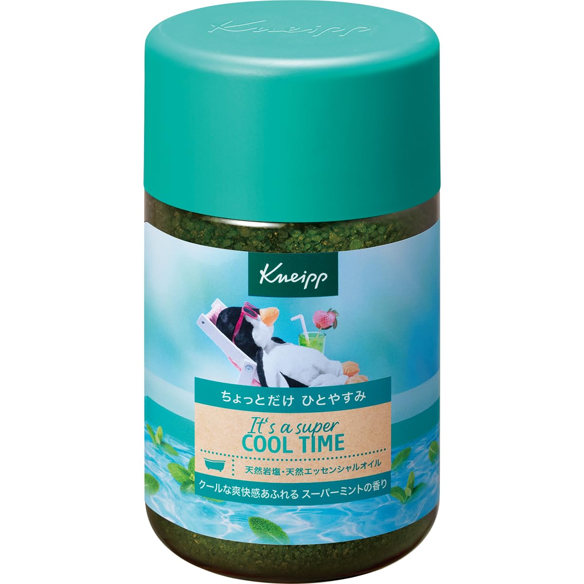 Kneipp Bath Salt Super Mint Scent 850g Refreshing Summer Essential