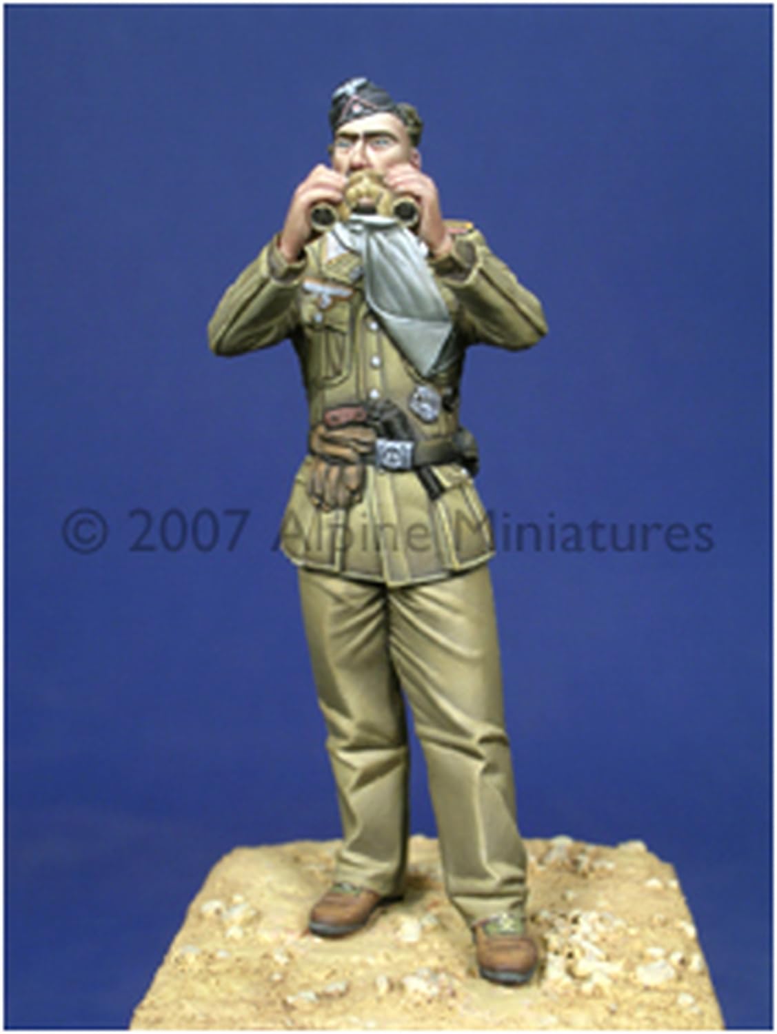 Alpine Miniatures 1/35 DAK Tank Commander Resin Kit AM35017