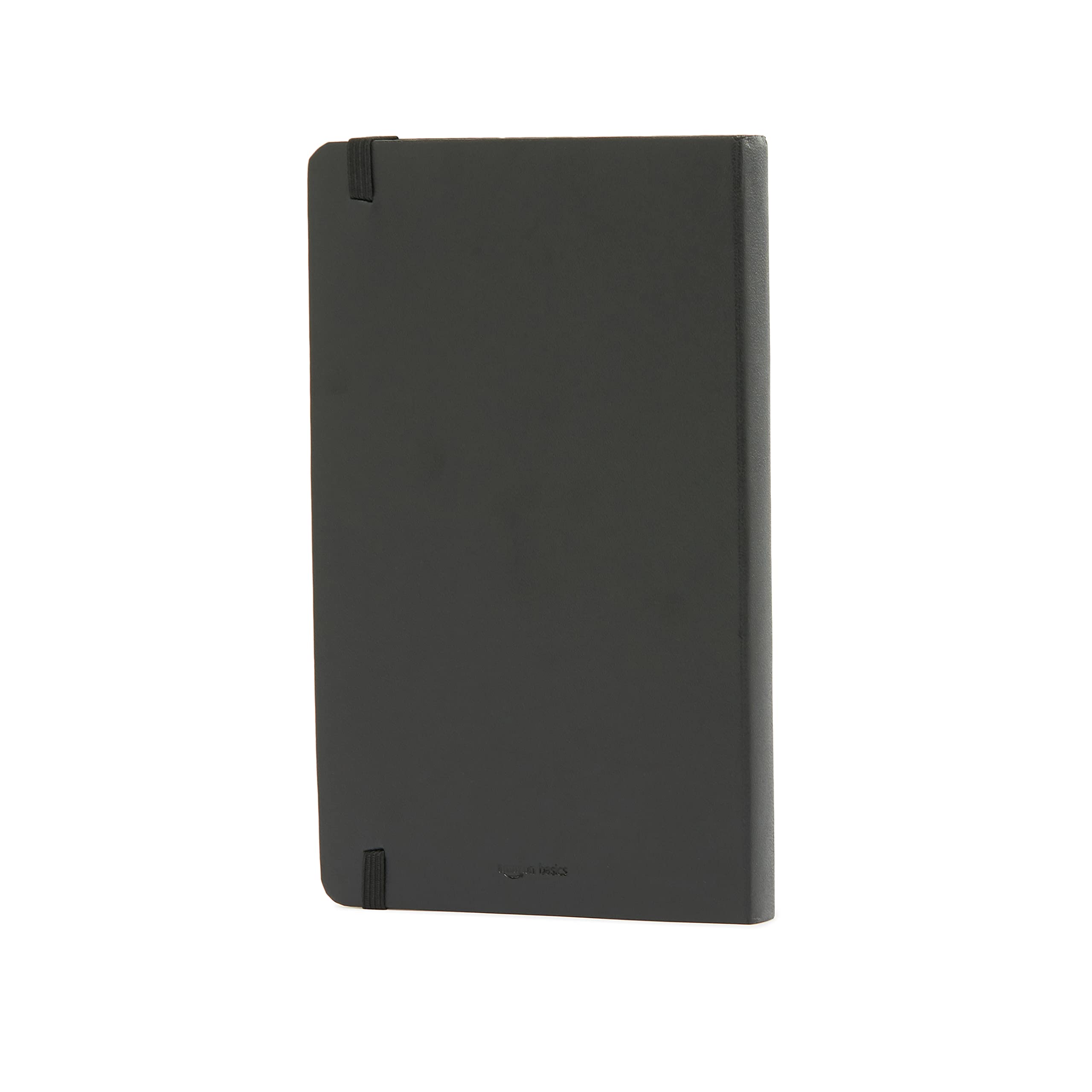 Amazon Basics Classic Notebook Slim 13cm x 21cm Black
