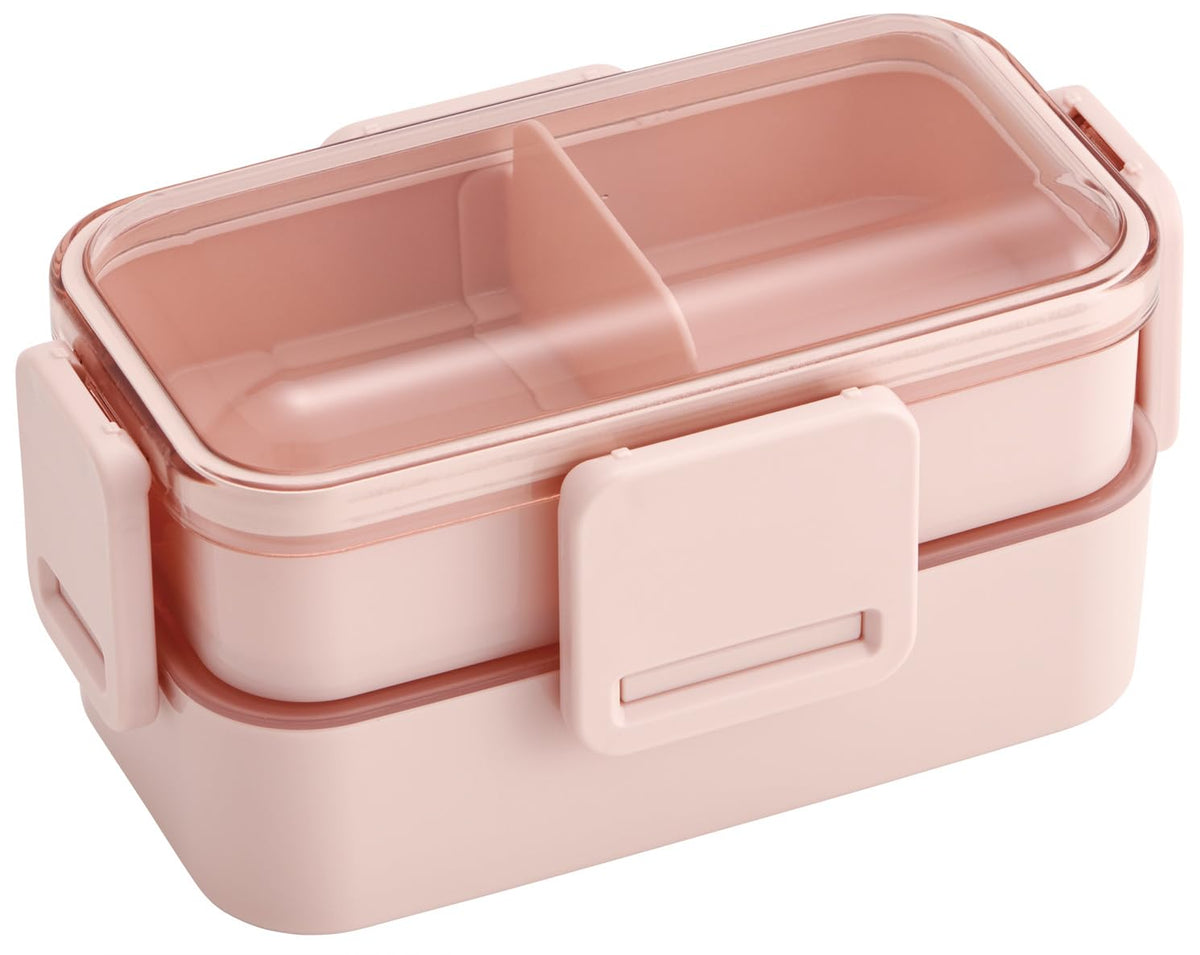 Skater Lunch Box 2-Tier 600ml Dishwasher and Microwave Safe Pink