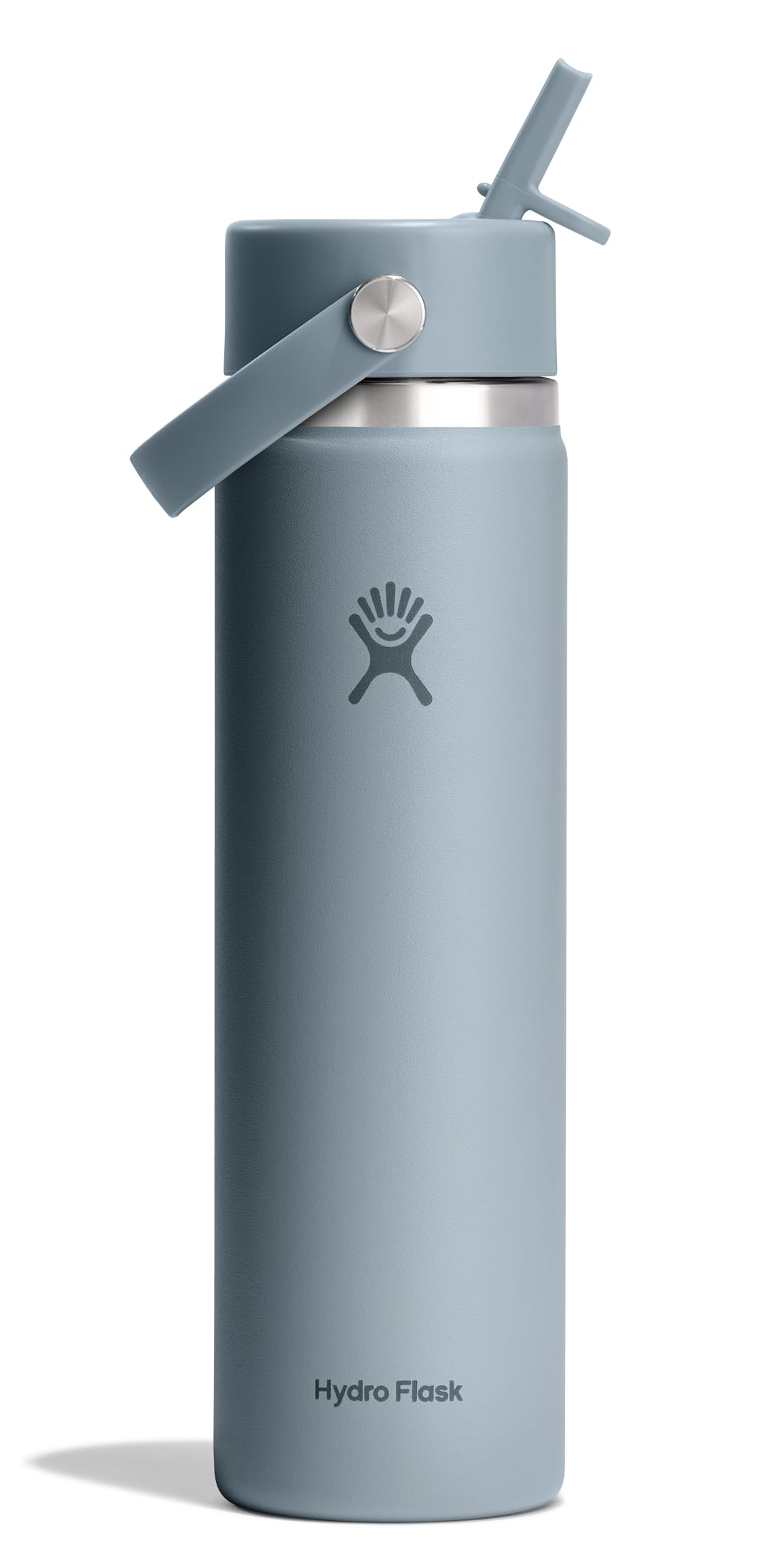 Hydro Flask Wide Mouth Flex Straw 24oz in Shell Gray