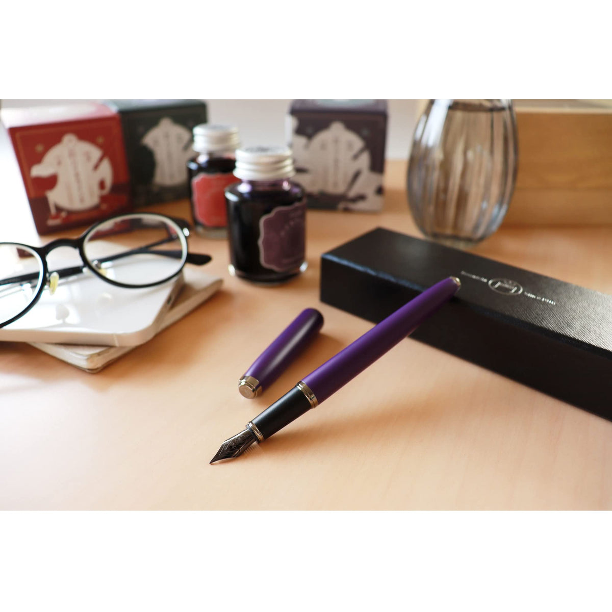 Teranishi Chemical Guitar Fountain Pen F Black