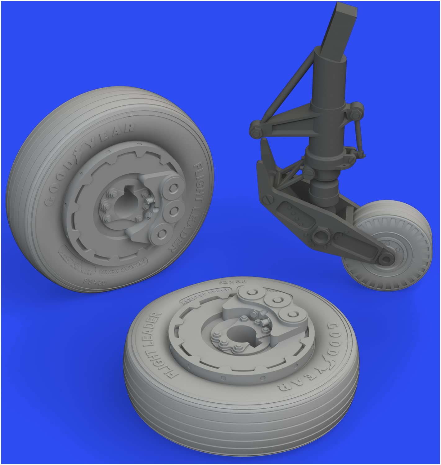 Eduard 1/48 Scale Douglas A-1J Skyraider Wheel Model Parts