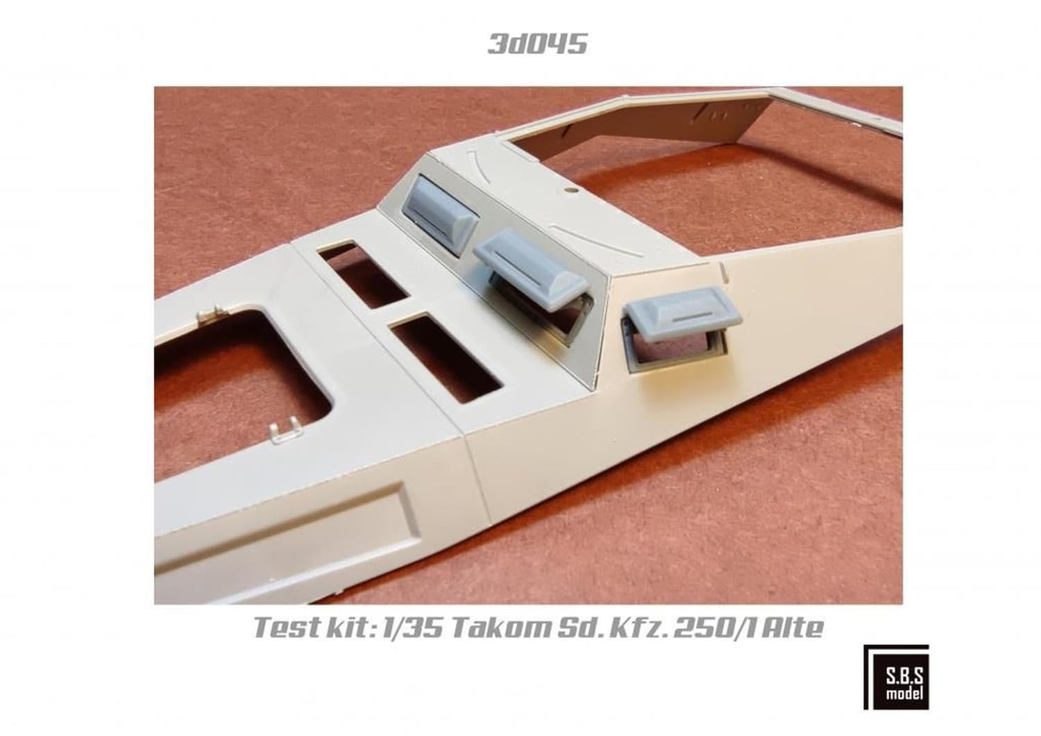 SBS Model 1/35 Sd.Kfz.250 and Sd.Kfz.251 C Type Visor Set