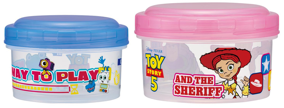 Skater Round Bento Box Food Container Set for Lunch Storage