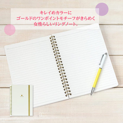 LABCLIP A5 Notebook with Horizontal Lines for Easy Note-Taking