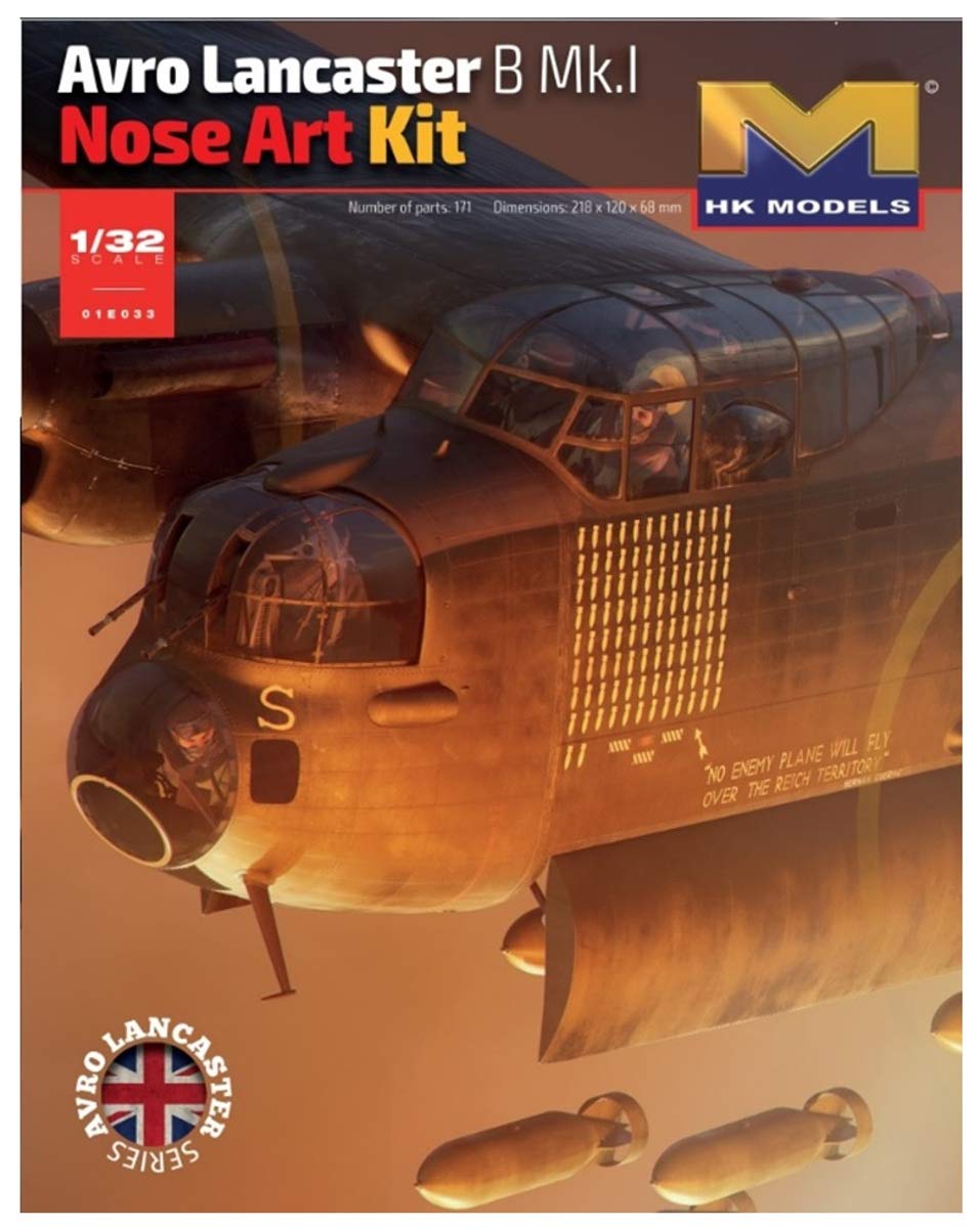HK Models 1/32 Avro Lancaster B Mk.I Nose Art Kit Model