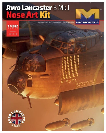 HK Models 1/32 Avro Lancaster B Mk.I Nose Art Kit Model
