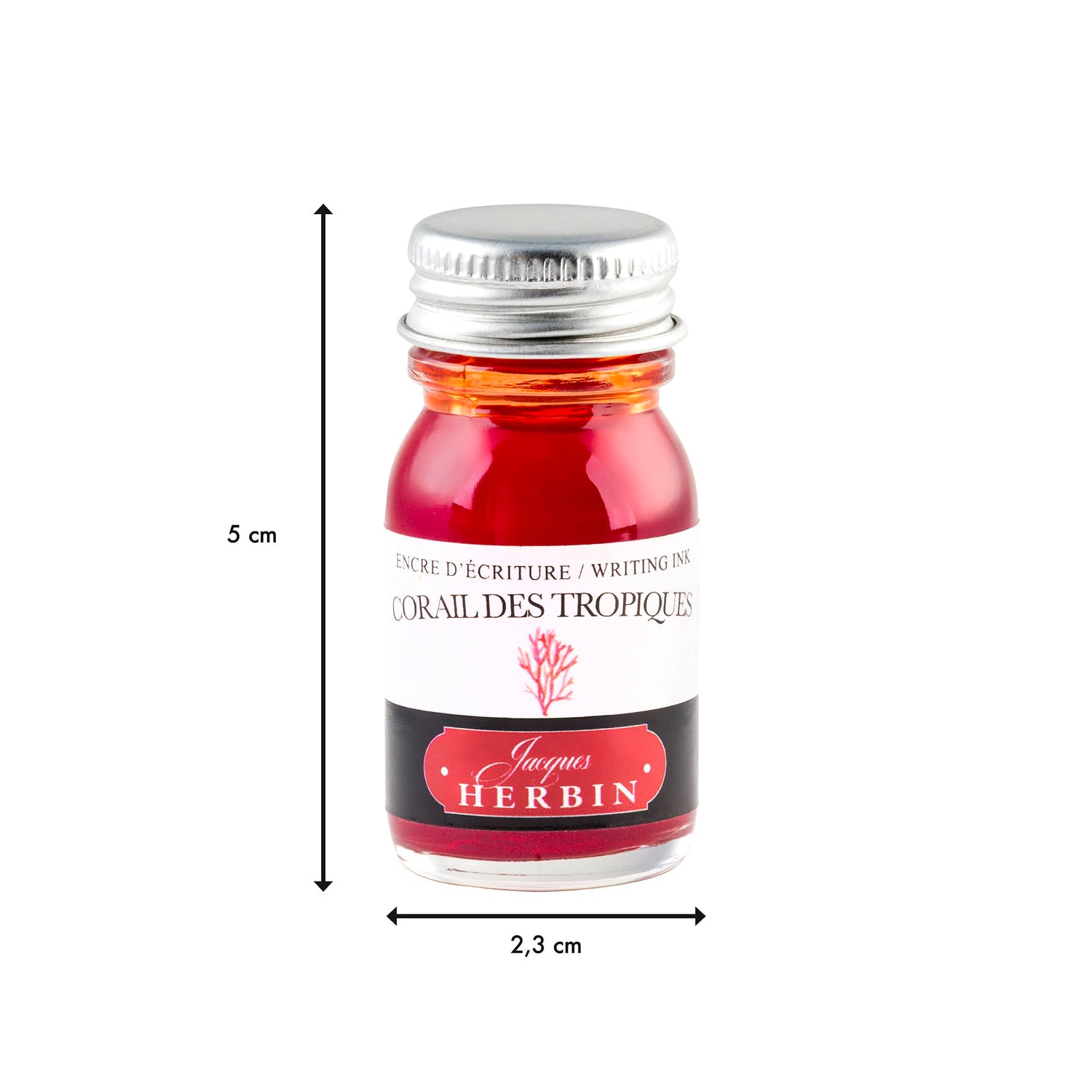 Herbin Traditional Ink 10ml Tropical Coral for Fountain Pens