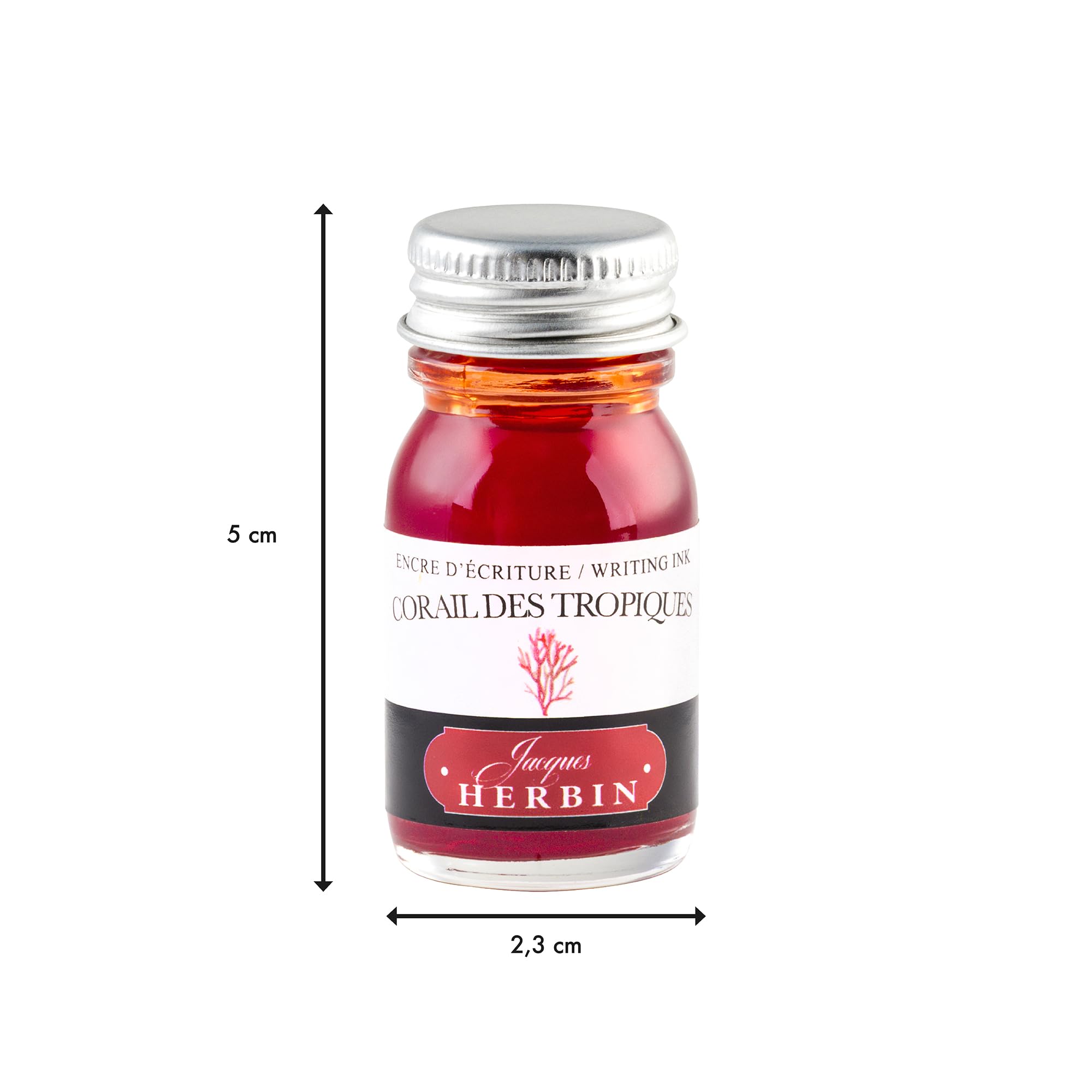 Herbin Traditional Ink 10ml Tropical Coral for Fountain Pens