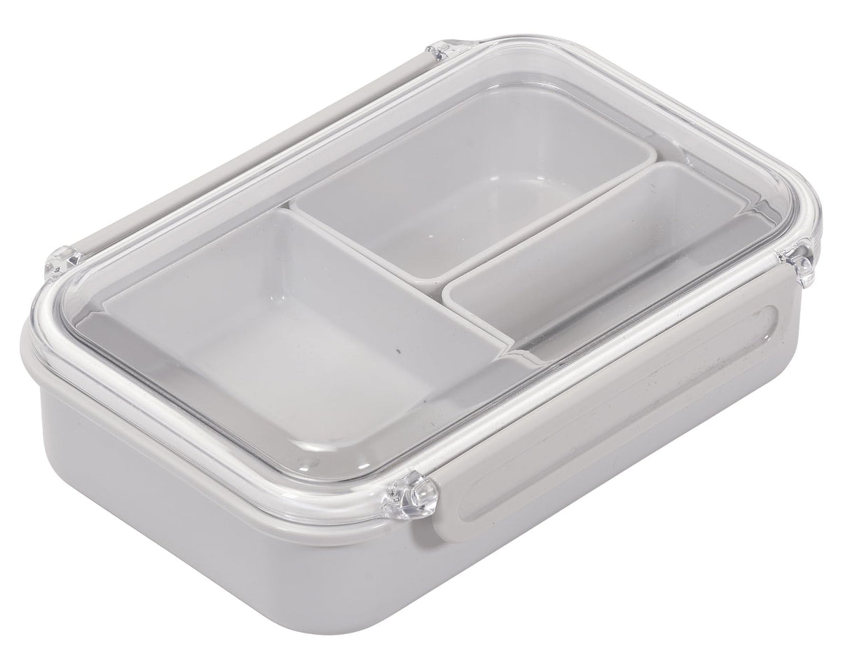 Paarukinzoku Lunch Box with Inner Container 650ml Gray Made in Japan