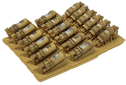 MJ Miniatures 1/35 Scale WWII German Fire Extinguisher Set with Decals