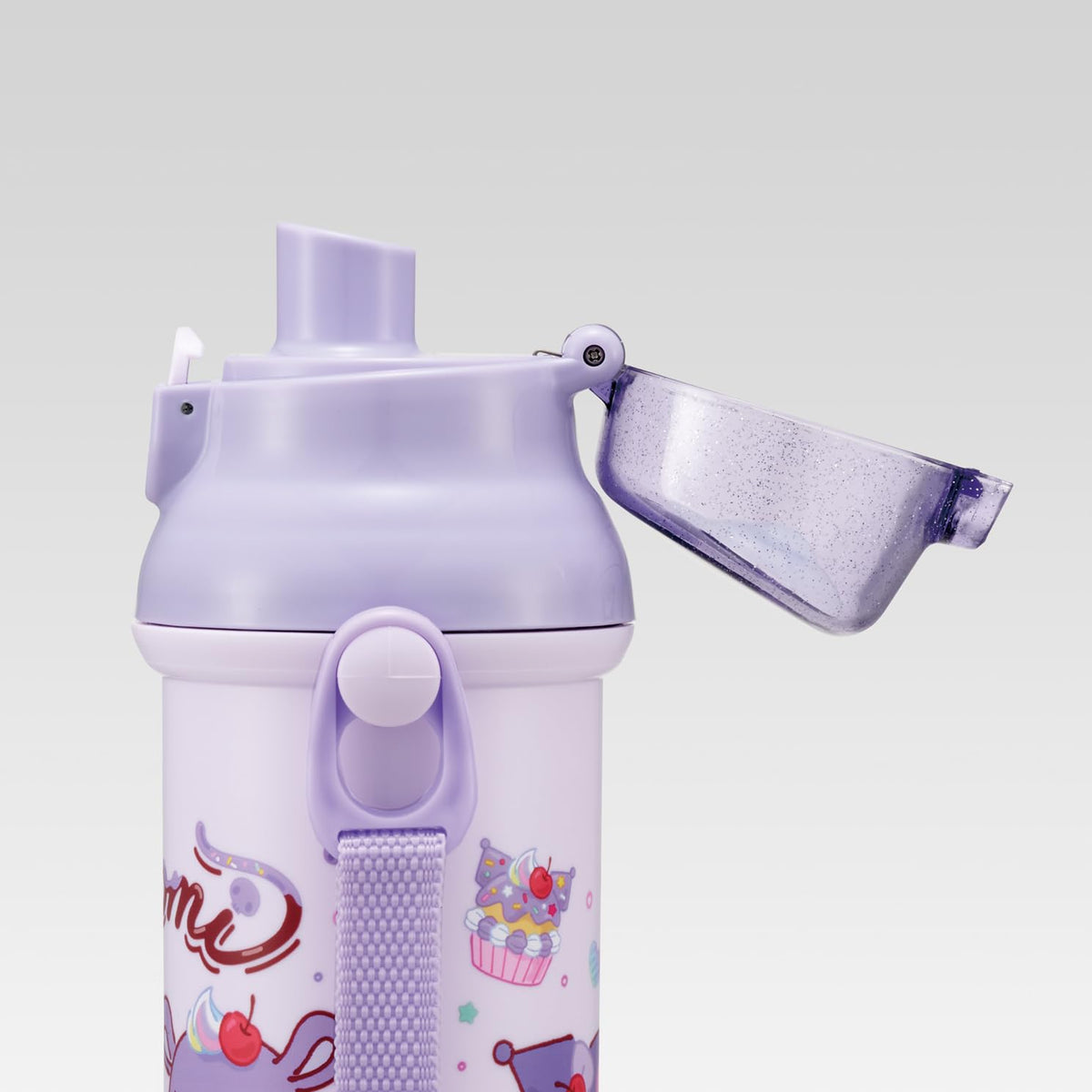 Skater Kids Water Bottle 480ml with One-Push Open Design