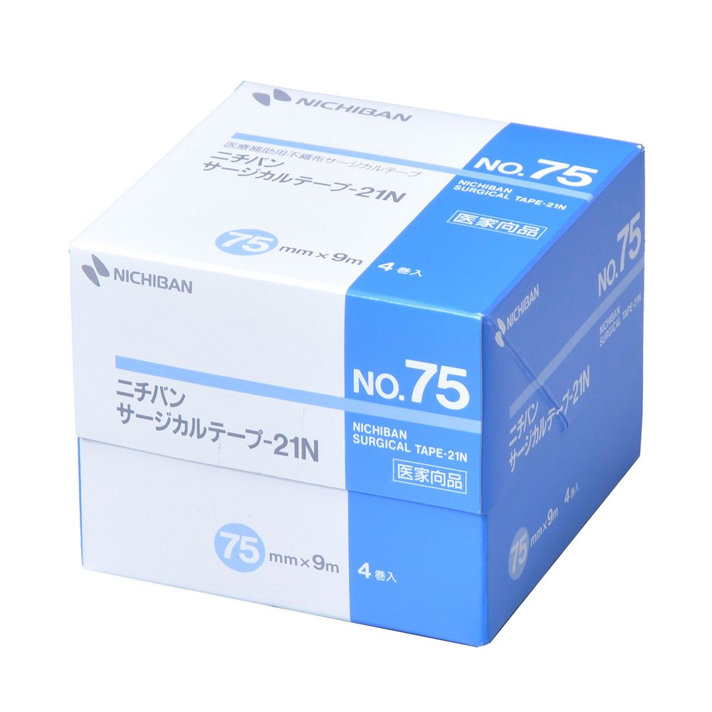 NICHIBAN Surgical Tape 75mm x 9m for Versatile Use
