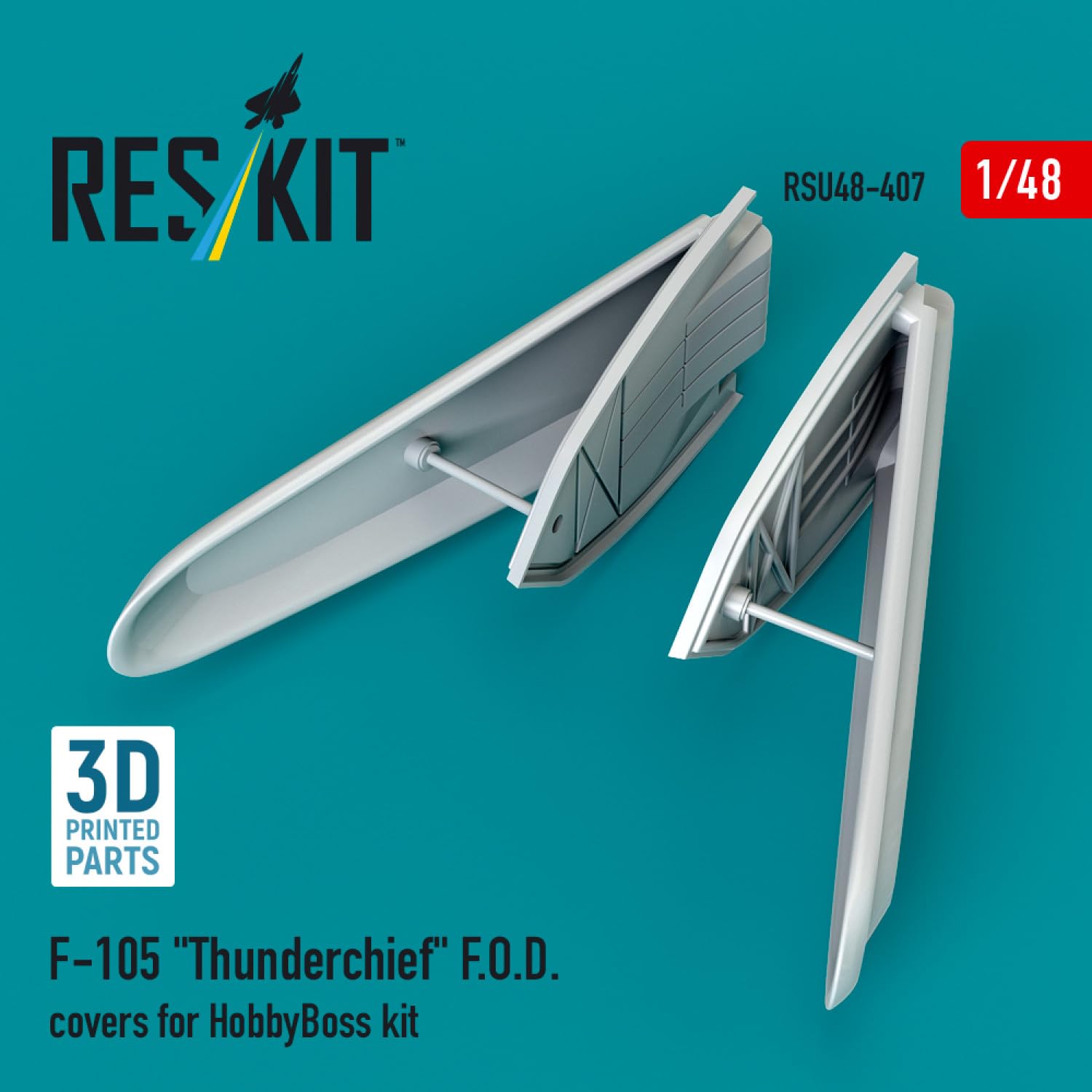 Reskit 1/48 F-105 Thunderchief FOD Cover Model Parts for Hobbyboss