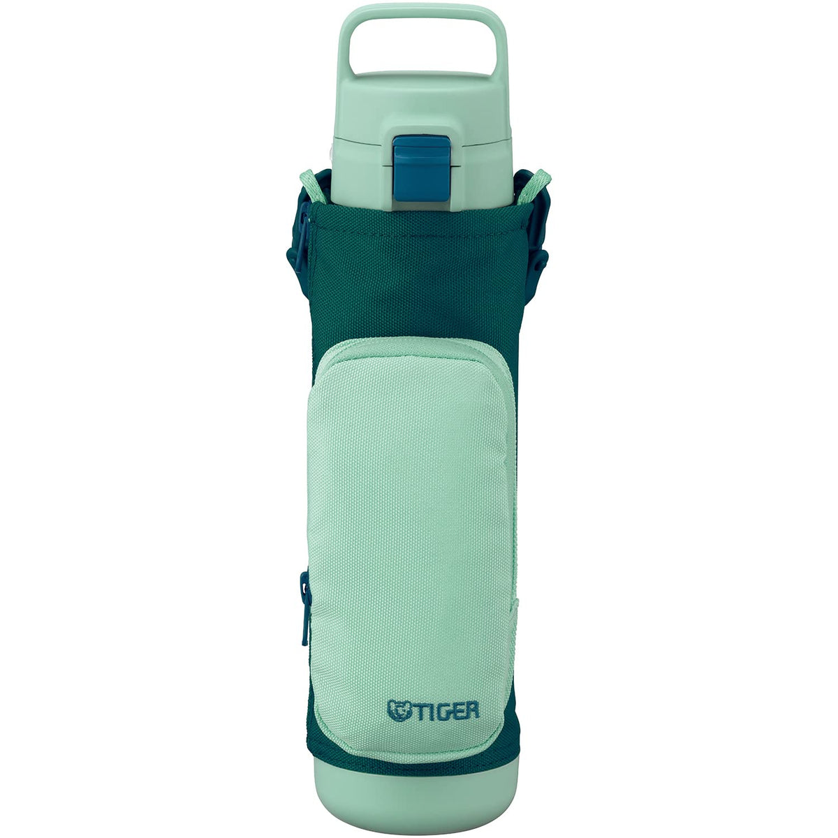 TIGER 800ml Stainless Steel Bottle with Multi-Pocket for Easy Carrying
