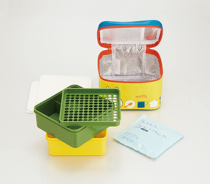 Skater Picnic Bento Box with Cooler Bag and Ice Pack 2240ml