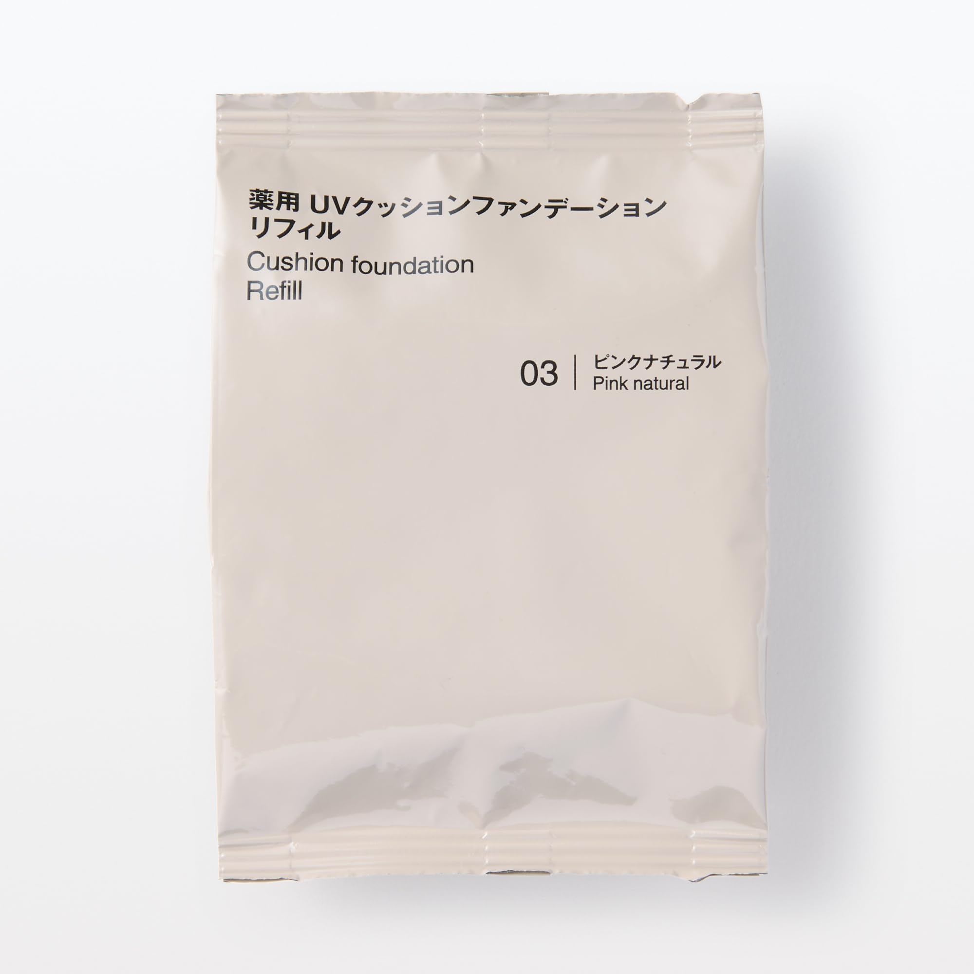 MUJI UV Cushion Foundation Refill SPF40 14g Pink Natural