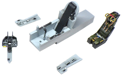 HMA 1/72 Kfir C2 Cockpit and Engine Model Parts Set