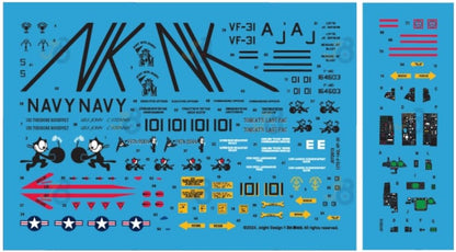 DEF.MODEL 1/72 F-14D Tomcat Decal Set for Academy Models