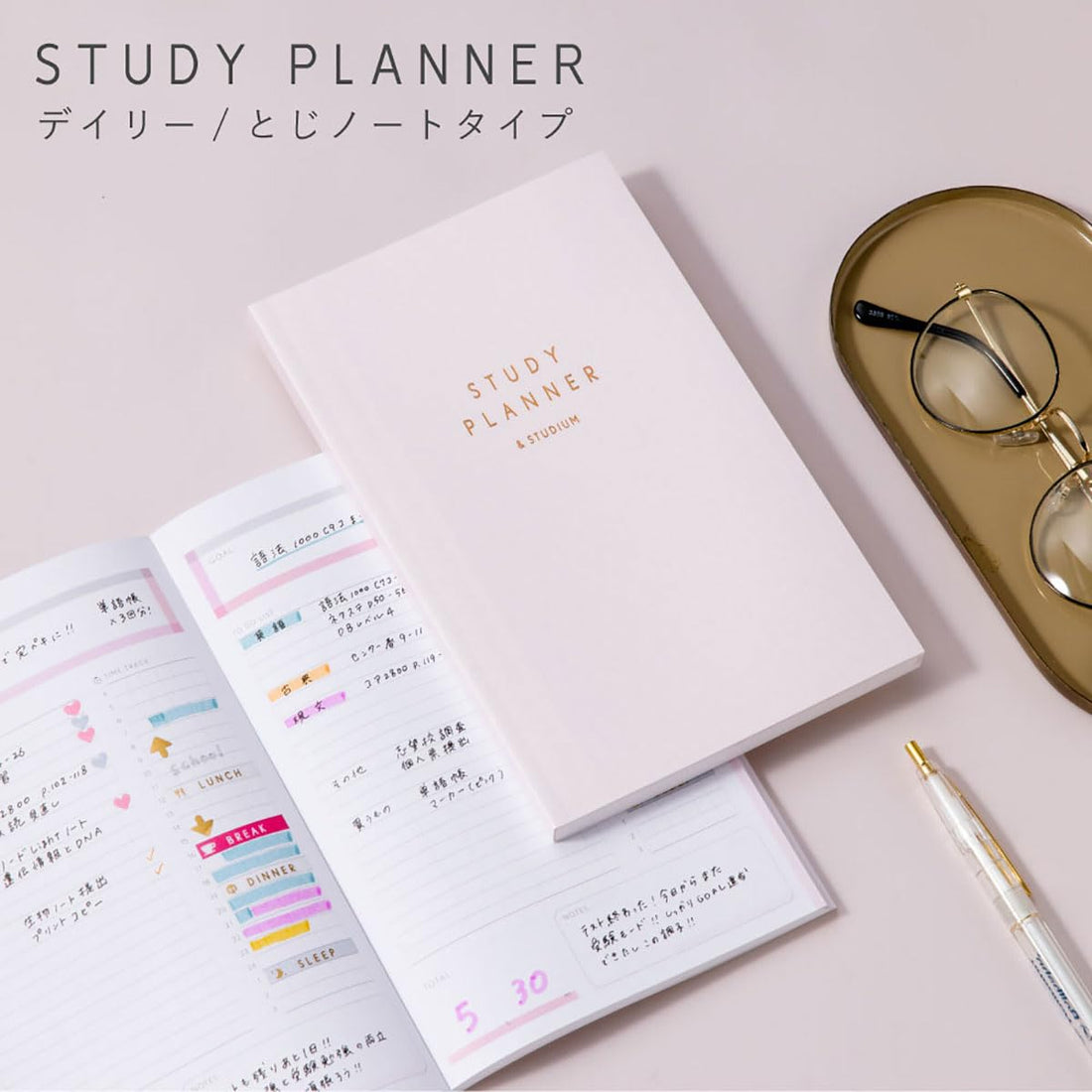 Iroha Publishing Study Planner Bound Notebook Type Daily Aurora GSS-03