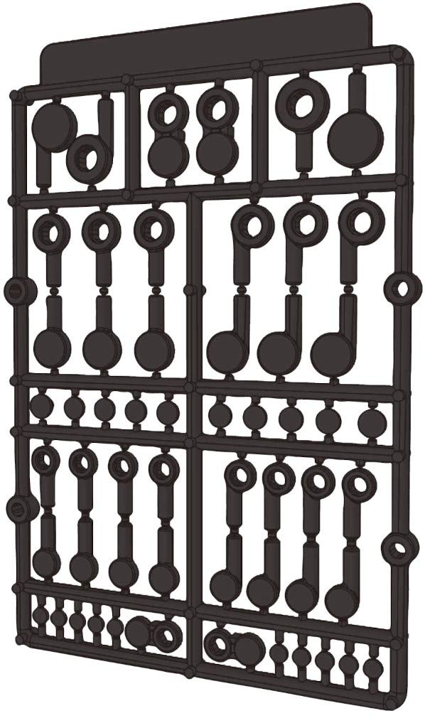 Hobby Base Premium Parts Collection Disc Joint Dark Gray Model Kit Parts