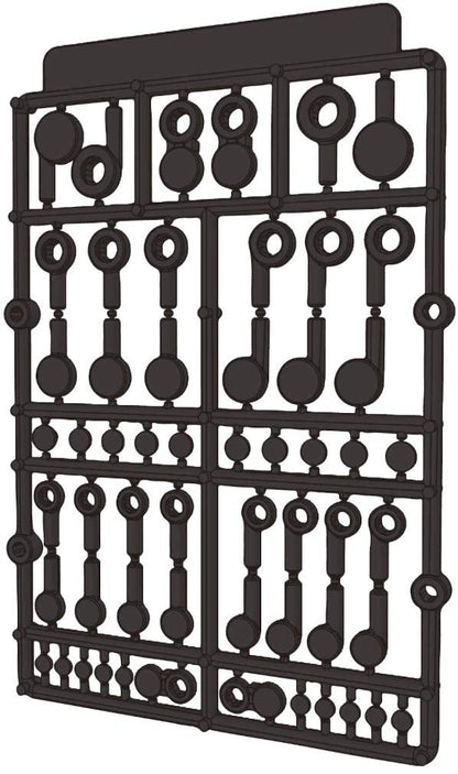 Hobby Base Premium Parts Collection Disc Joint Dark Gray Model Kit Parts