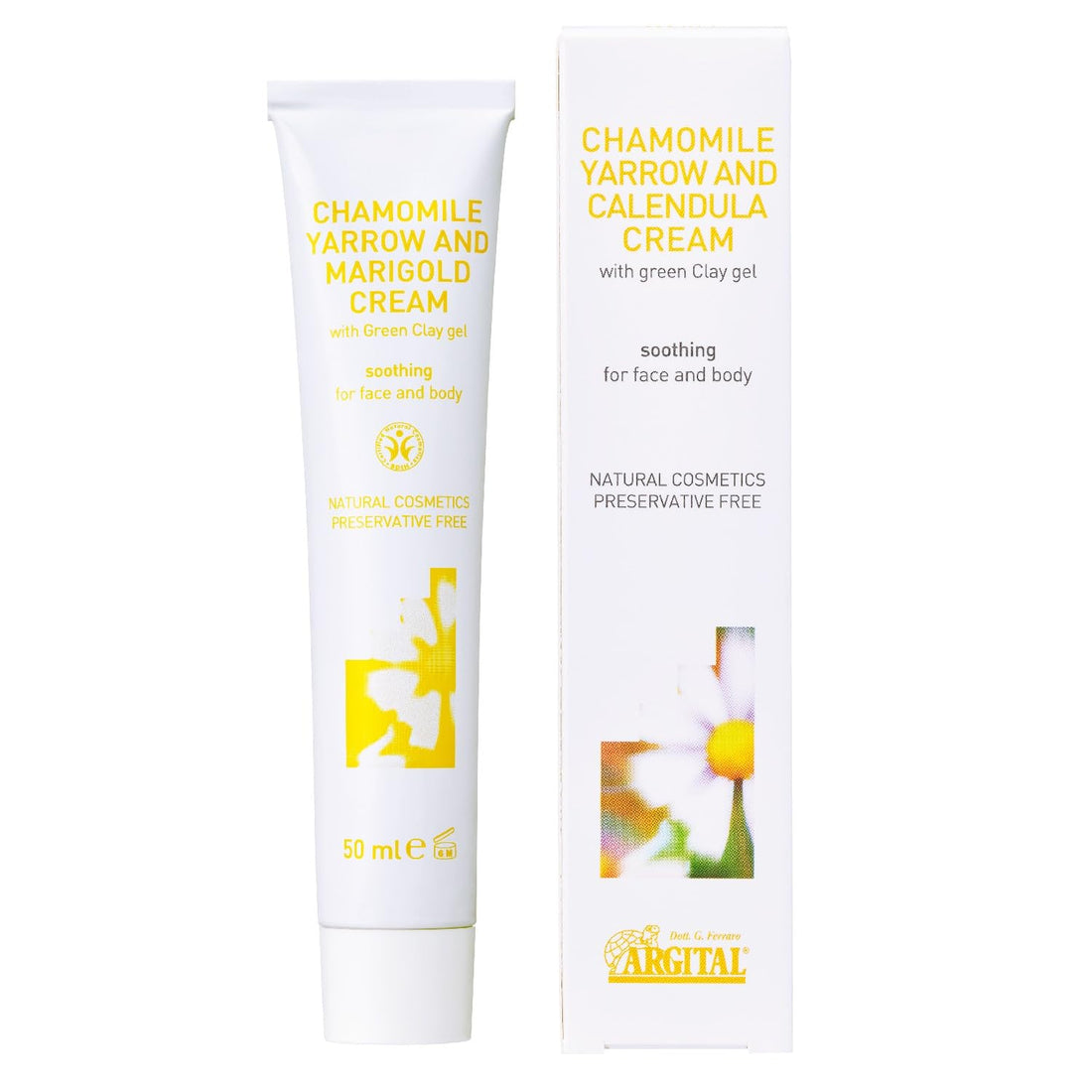 ARGITAL Bright Moisturizing Chamomile Cream 50ml for Hydration
