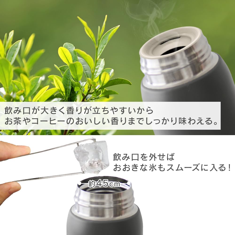 IRIS OHYAMA Stainless Steel Vacuum Insulated Bottle 500ml