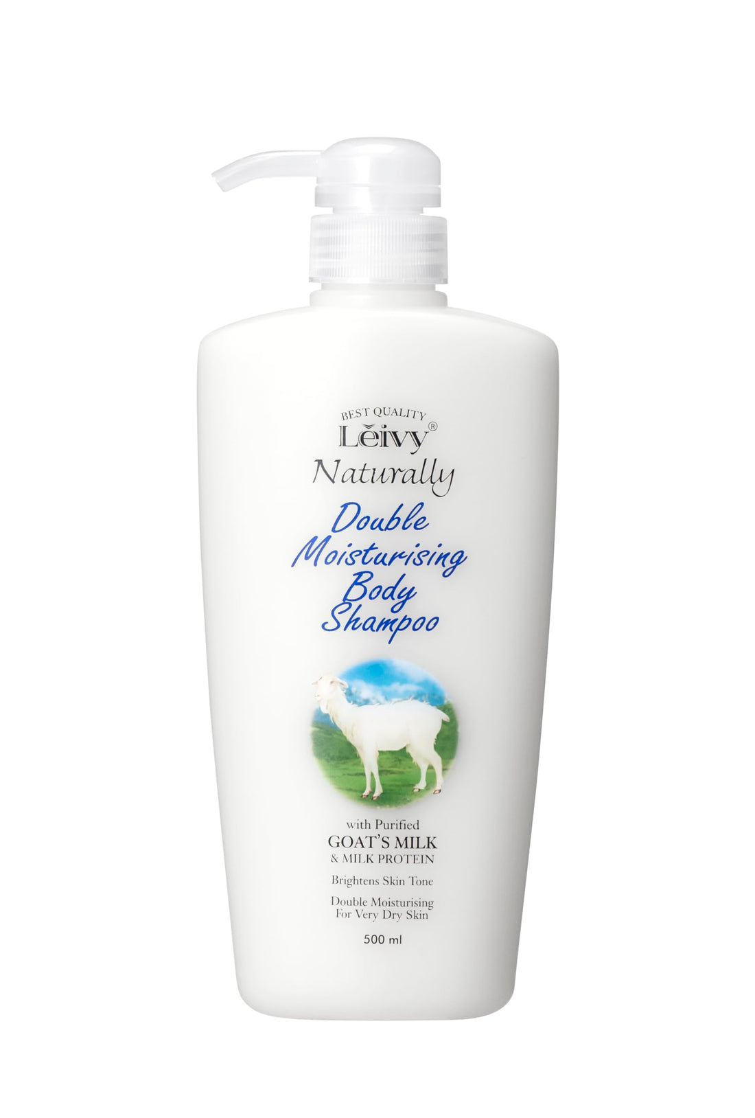Leivy Body Shampoo Goat Milk &amp; Milk Protein 500ml
