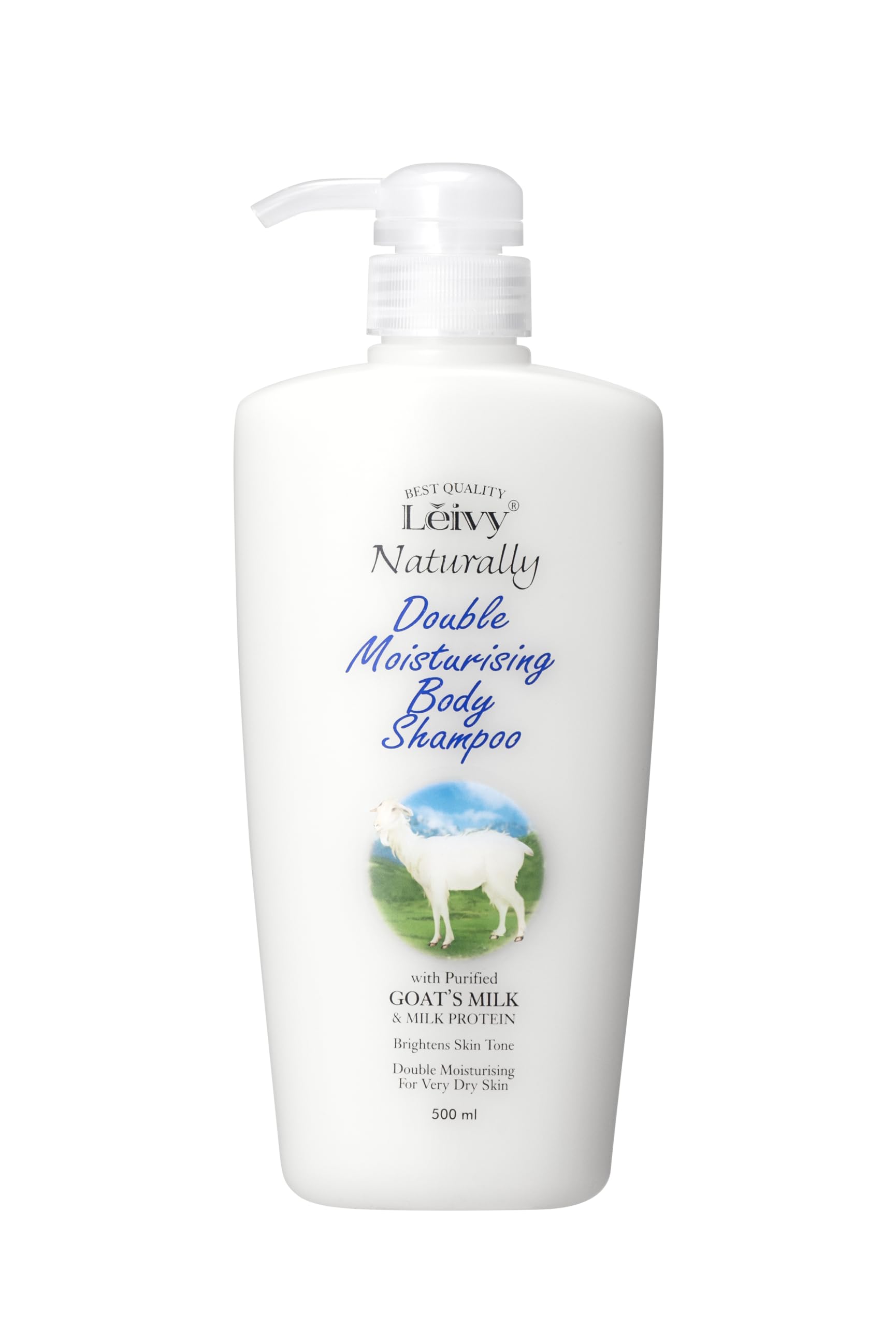 Leivy Body Shampoo Goat Milk &amp; Milk Protein 500ml