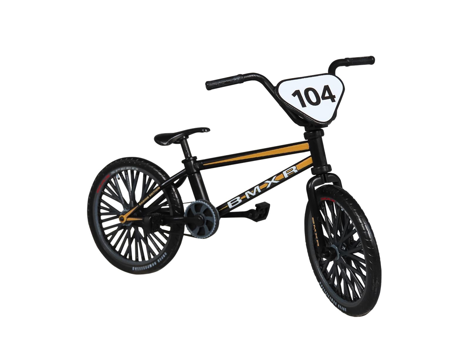MIC BMX Racing Figure Black Plastic Model by MIC