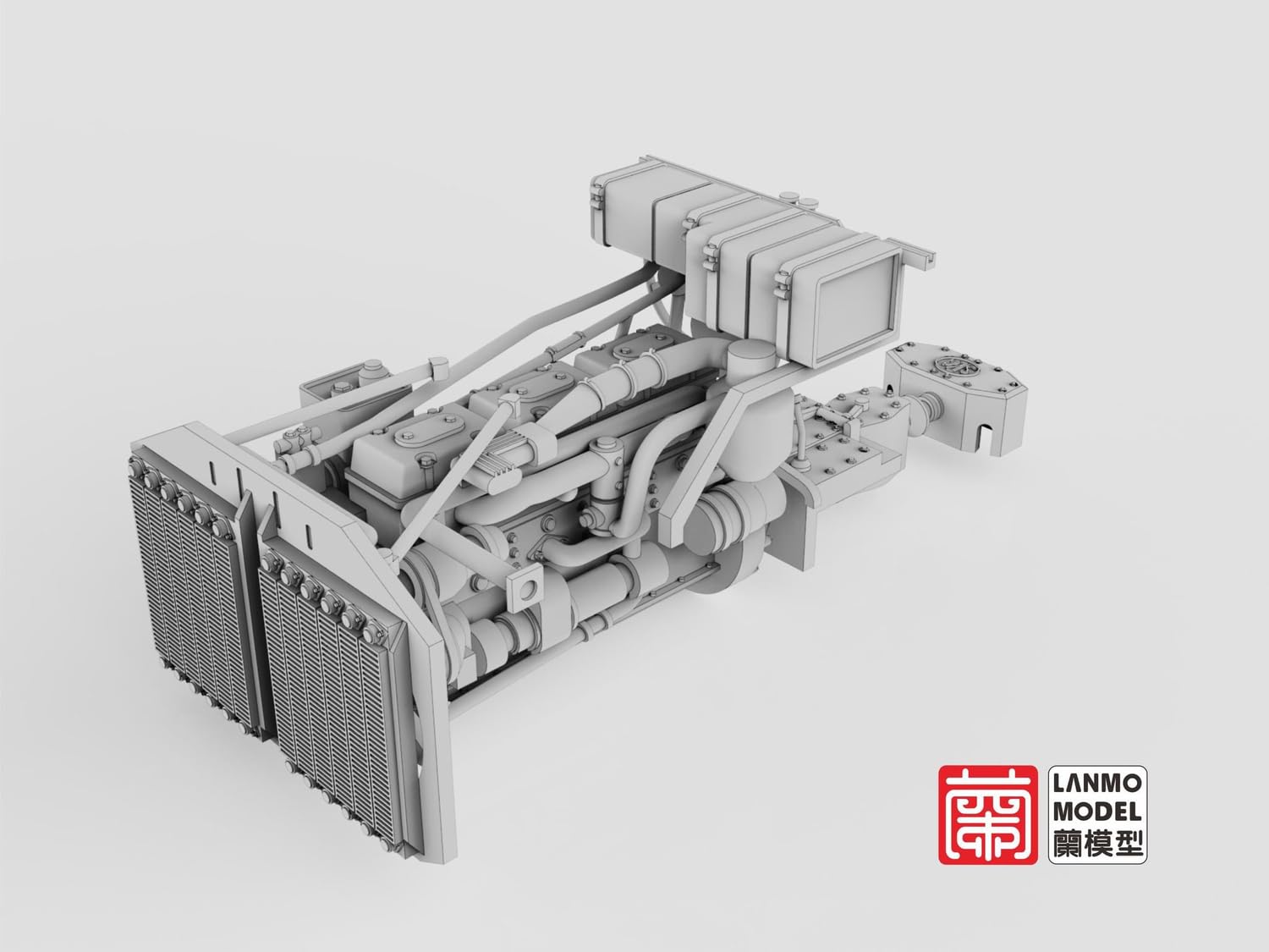Lanmo Model 1/35 Interior Set for Italian Outbrinda AB40/41/43 Scale Model
