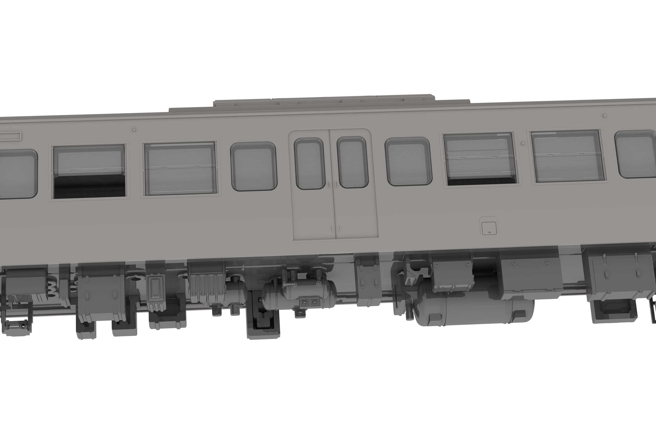 Plum JR East 115 Series 300 Model Unpainted Plastic Kit