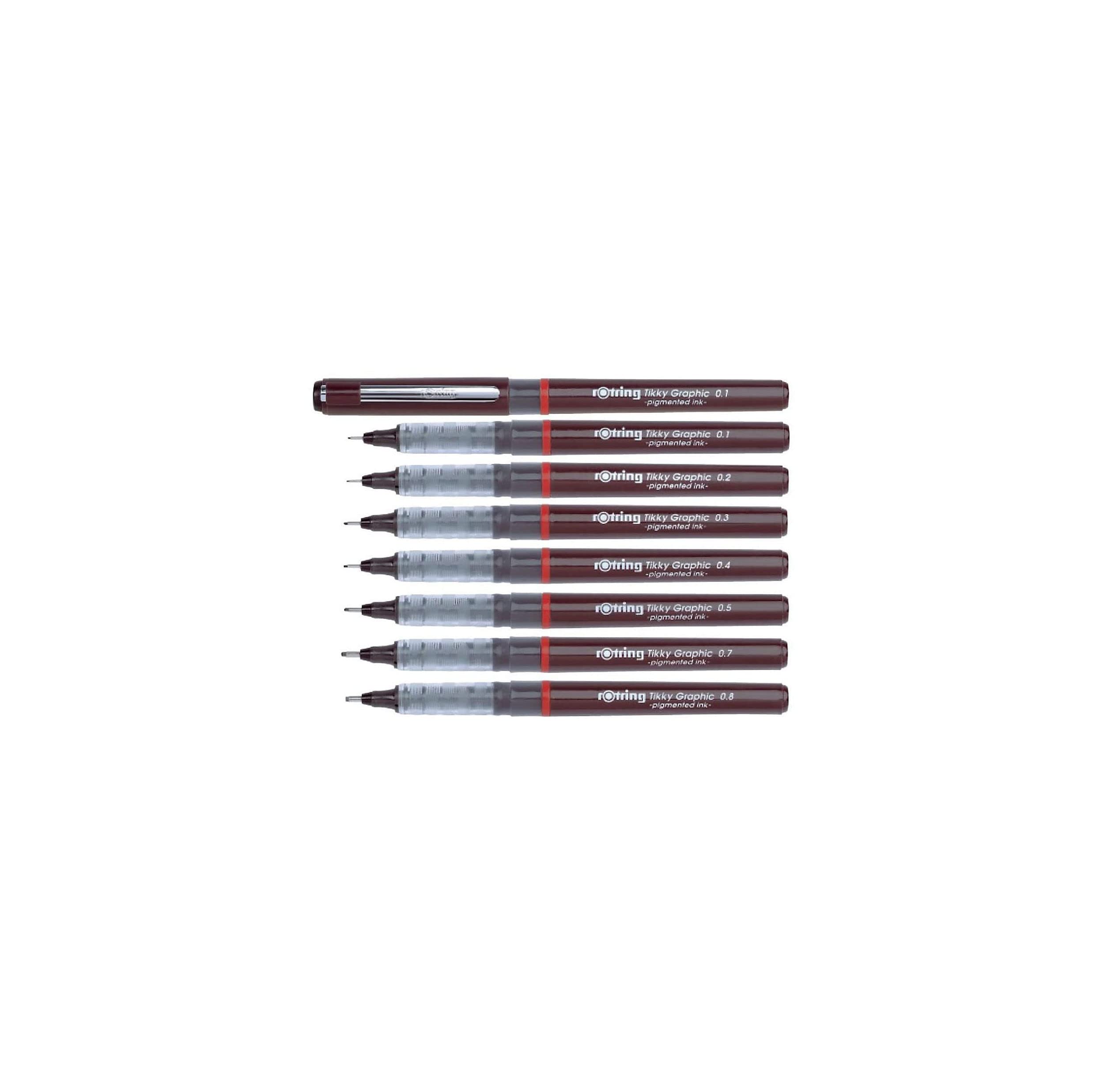 Rotring Tikky Graphic 0.1mm Black Ink Fine Liner