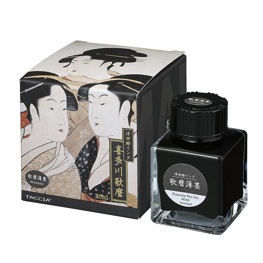 Nakabayashi TACCIA Fountain Pen Ink Ukiyo-e Ink Kitagawa Utamaro Light Ink