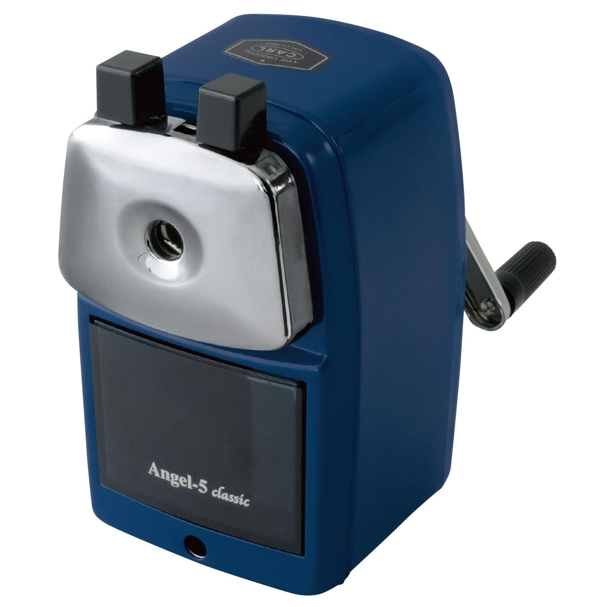 CARL Angel 5 Classic Manual Pencil Sharpener Steel Blue
