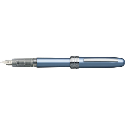 Platinum Plaisir Fountain Pen Frosty Blue Medium Nib