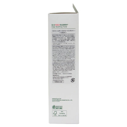 Dr.G R.E.D BLEMISH Clear Soothing Toner 150mL for Japanese Skincare