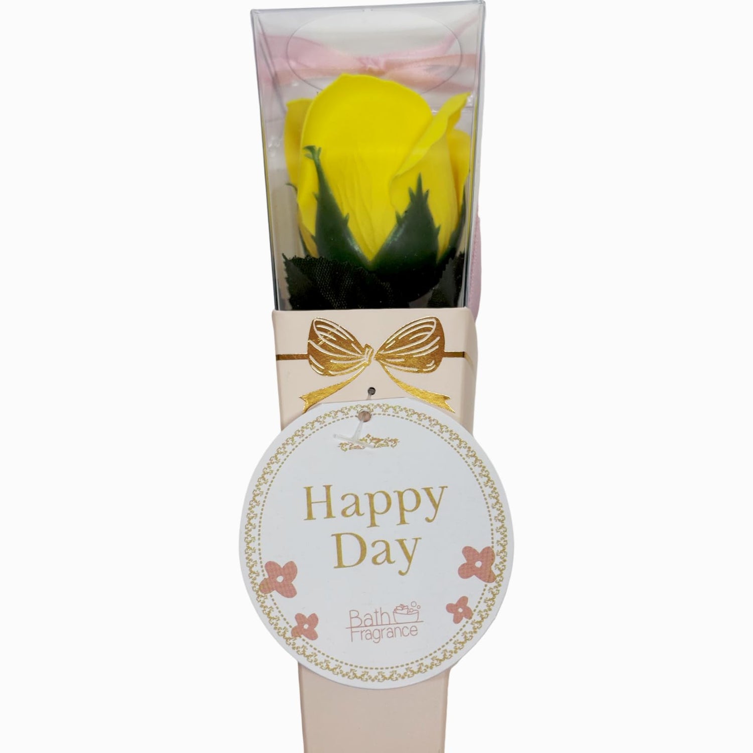 Q-FLA Soap Flower Bath Bomb Bouquet Gift Yellow