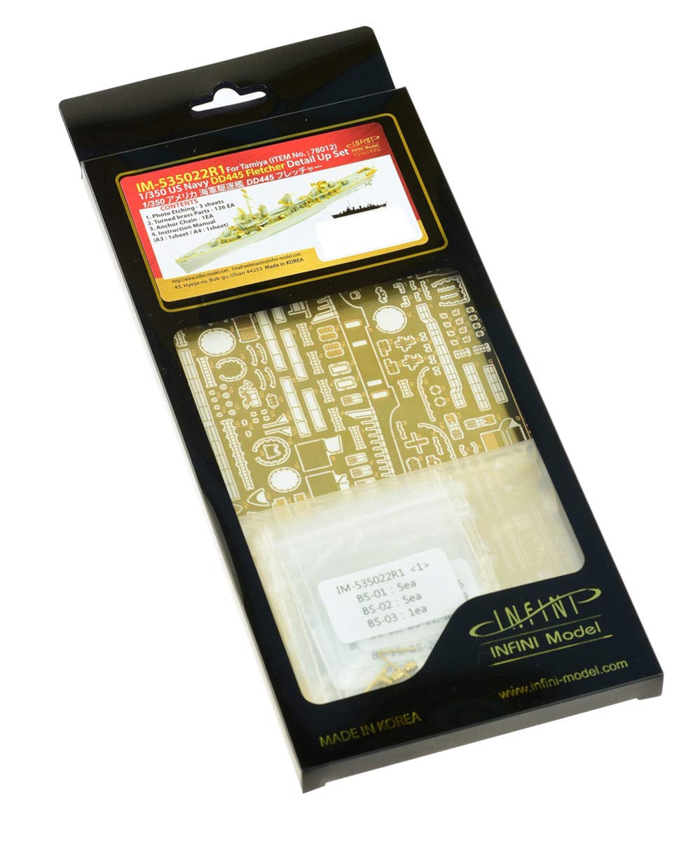 Infini Model 1/350 Scale Fletcher Class Destroyer Model Parts