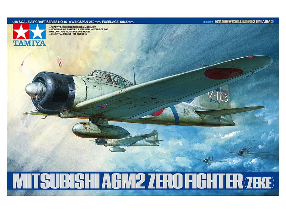 TAMIYA 1/48 Scale Navy Zero Fighter Model Kit No.16