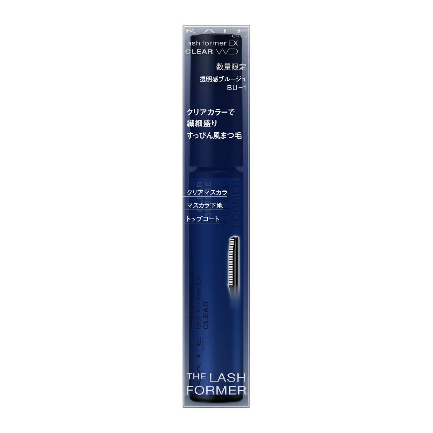 KATE Lash Former EX Clear Mascara for Natural Definition