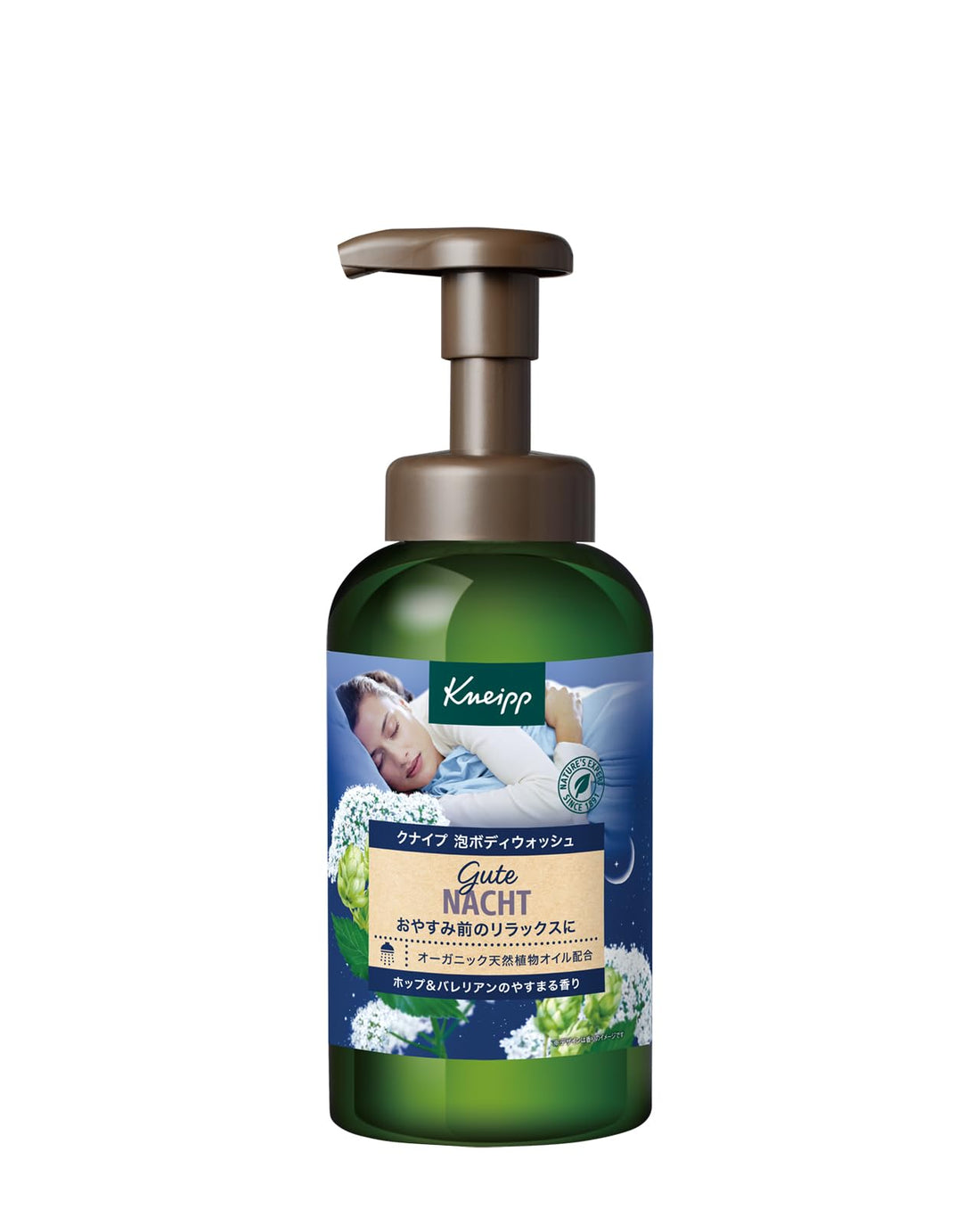 Kneipp Foam Body Wash Good Night 450g with Hop and Valerian Scent
