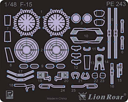 PIT-ROAD 1/48 F-15J Japan Air Self-Defense Force Model Parts